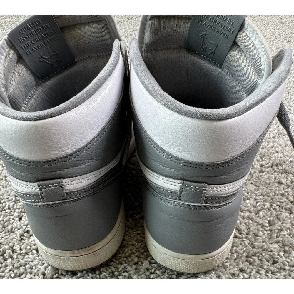 Nike Air Jordan 1 Retro High OG Stealth White‎ 555088-037 Mens Size 10